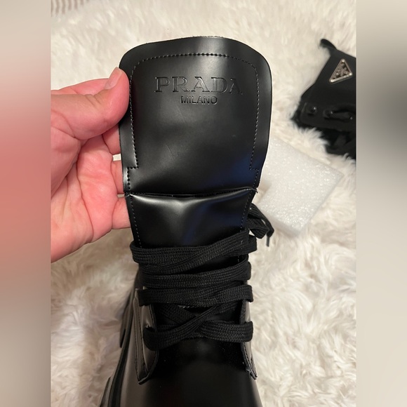 PRADA RENYLON COMBAT BOOTS LIGHTWEIGHT - Picture 10 of 13